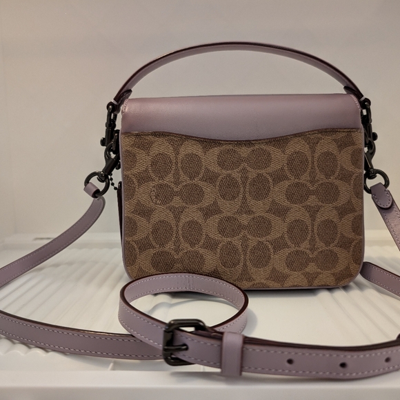 Coach Cassie 19 in Soft Lilac and Tan with Pewter hardware - Picture 10 of 13
